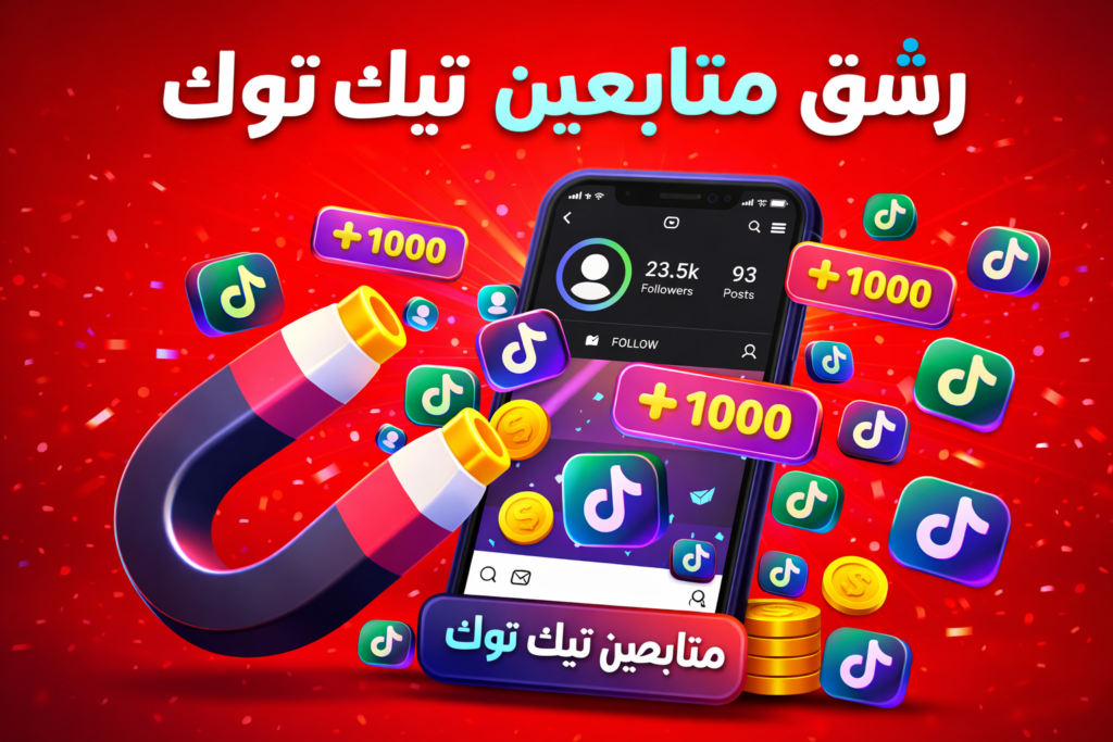 أداة رشق متابعين تيك توك