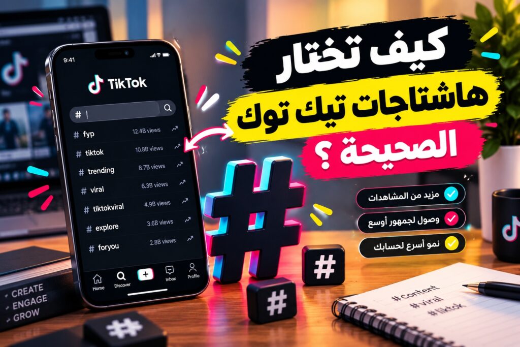 كيف تختار هاشتاجات تيك توك الصحيحة؟